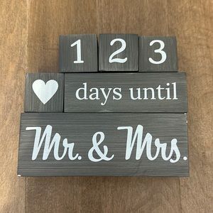 Wedding Countdown Decor